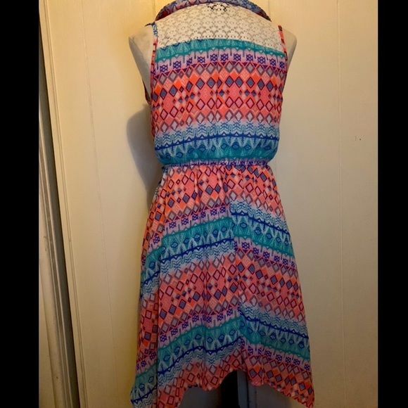 Beautiful High-Low Multi-Color Dress! - Picture 2 of 2